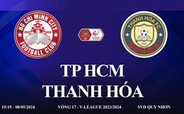 TP HCM vs Thanh Hóa link xem trực tiếp V-League 8/5/2024