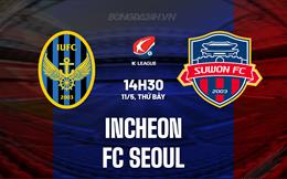 Nhận định Incheon vs FC Seoul 14h30 ngày 11/5 (VĐQG Hàn Quốc 2024)