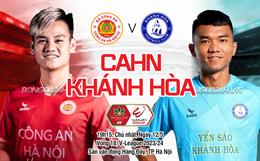 Trực tiếp bóng đá CAHN vs Khánh Hòa 19h15 ngày 12/5 (V-League 2023/24)