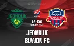 Nhận định Jeonbuk vs Suwon FC 12h00 ngày 12/5 (VĐQG Hàn Quốc 2024)