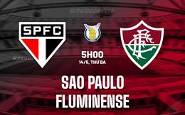 Nhận định Sao Paulo vs Fluminense 6h00 ngày 14/5 (VĐQG Brazil 2024)