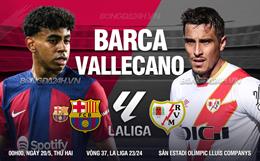 Nhận định Barca vs Rayo Vallecano (00h00 ngày 20/05): Đối thủ kỵ dơ