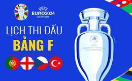 Lịch thi đấu bảng F Euro 2024: Bồ Đào Nha, Thổ Nhĩ Kỳ, CH Séc và Georgia