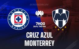Nhận định Cruz Azul vs Monterrey 7h00 ngày 20/5 (VĐQG Mexico 2023/24)