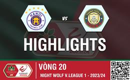 Highlights Hà Nội - Thanh Hóa | Văn Quyết giúp chủ nhà giành 3 điểm | Vòng 20 V-League 2023/24