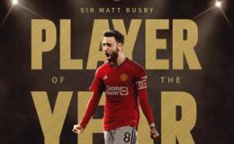 Cầu thủ xuất sắc nhất MU mùa này: Bruno số 1, Mainoo số 3