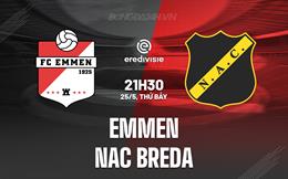 Nhận định Emmen vs NAC Breda 21h30 ngày 25/5 (Playoff VĐQG Hà Lan 2024/25)