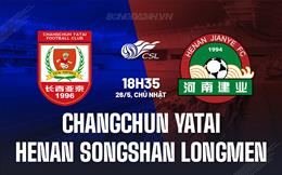 Nhận định Changchun Yatai vs Henan Songshan Longmen 18h35 ngày 26/5 (VĐQG Trung Quốc 2024)