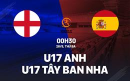 Nhận định U17 Anh vs U17 Tây Ban Nha 0h30 ngày 28/5 (U17 châu Âu 2024)