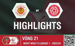 Highlights CAHN - Thể Công Viettel | Pedro Henrique lập cú đúp | Vòng 21 V-League 2023/24