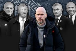 Erik ten Hag chỉ đứng sau Jose Mourinho