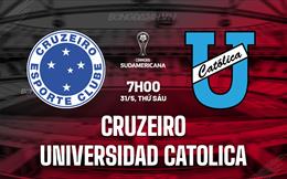 Nhận định Cruzeiro vs Universidad Catolica 7h00 ngày 31/5 (Copa Sudamericana 2024)