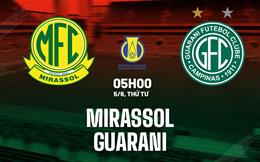 Nhận định bóng đá Mirassol vs Guarani 5h00 ngày 5/6 (Hạng 2 Brazil 2024)