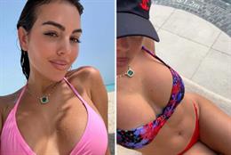 Georgina Rodriguez khoe body trong kỳ nghỉ với Ronaldo