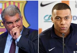 Chủ tịch Barca lên tiếng vụ Real Madrid ký hợp đồng với Kylian Mbappe