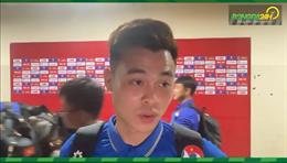 Tiền vệ Đức Chiến: "Tôi vui vì đội đã thắng nhưng buồn vì mình mắc lỗi dẫn tới bàn thua"