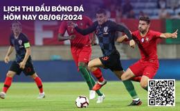 Lịch thi đấu bóng đá hôm nay 8/6: Bồ Đào Nha - Croatia