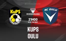 Nhận định bóng đá KuPS vs Oulu 21h00 ngày 8/6 (VĐQG Phần Lan 2024)