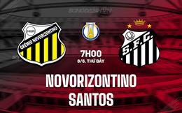 Nhận định Novorizontino vs Santos 7h00 ngày 8/6 (Hạng 2 Brazil 2024)