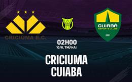 Nhận định bóng đá Criciuma vs Cuiaba 2h00 ngày 10/6 (VĐQG Brazil 2024)