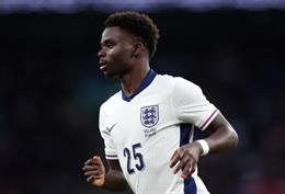 Bukayo Saka bị loại khỏi đội hình tuyển Anh trước trận gặp Andorra