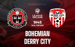 Nhận định Bohemian vs Derry City 1h45 ngày 14/6 (VĐQG Ireland 2024)