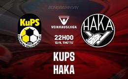 Nhận định bóng đá KuPS vs Haka 22h00 ngày 12/6 (VĐQG Phần Lan 2024)