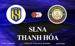 SLNA vs Khánh Hòa link xem trực tiếp V-League 15/6/2024