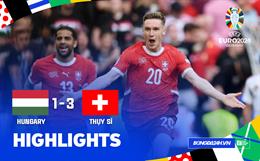 Highlights Hungary - Thụy Sĩ | Chuông đồng hồ reo vang | Bảng A Euro 2024