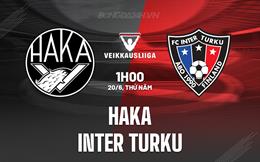 Nhận định Haka vs Inter Turku 1h00 ngày 20/6 (VĐQG Phần Lan 2024)