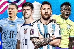 Copa America khởi tranh từ ngày 21/6, Messi cùng Argentina bảo vệ ngôi vương