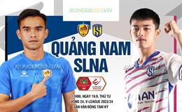 Thua Quảng Nam, SLNA sáng cửa đá playoff trụ hạng