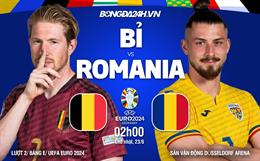 Nhận định bóng đá Bỉ vs Romania (02h00 ngày 23/6): “Quỷ đỏ” xốc tinh thần