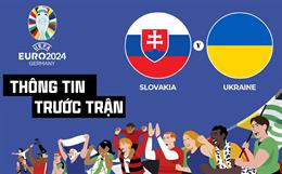 Thông tin trước trận đấu Slovakia vs Ukraine (Bảng E Euro 2024) ngày 21/6