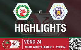 Video tổng hợp: Bình Định - Hà Nội (Vòng 24 V-League 2023/24)