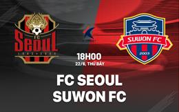 Nhận định bóng đá FC Seoul vs Suwon FC 18h00 ngày 22/6 (VĐQG Hàn Quốc 2024)