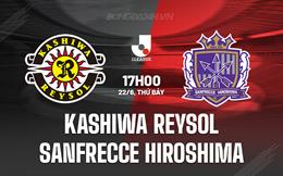 Nhận định Kashiwa Reysol vs Sanfrecce Hiroshima 17h00 ngày 22/6 (VĐQG Nhật Bản 2024)