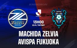 Nhận định Machida Zelvia vs Avispa Fukuoka 13h00 ngày 22/6 (VĐQG Nhật Bản 2024)