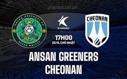 Nhận định Ansan Greeners vs Cheonan 17h00 ngày 23/6 (Hạng 2 Hàn Quốc 2024)