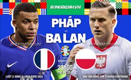 Nhận định bóng đá Pháp vs Ba Lan (23h00 ngày 25/06): Les Bleus phô diễn sức mạnh