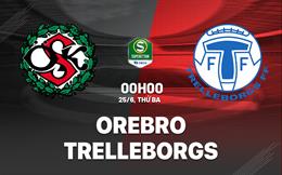 Nhận định bóng đá Orebro vs Trelleborgs 0h00 ngày 25/6 (Hạng 2 Thụy Điển 2024)