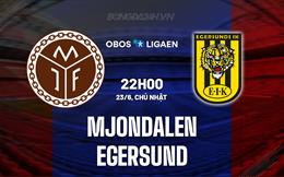 Nhận định Mjondalen vs Egersund 22h00 ngày 23/6 (Hạng 2 Na Uy 2024)