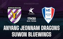 Nhận định Jeonnam Dragons vs Suwon Bluewings 17h30 ngày 25/6 (Hạng 2 Hàn Quốc 2024)