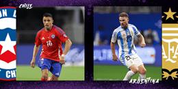 Trực tiếp kết quả Chile vs Argentina 8h00 ngày 26/6 (Copa America 2024)