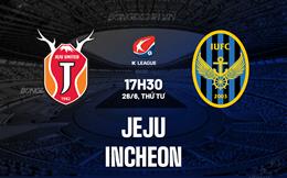 Nhận định bóng đá Jeju vs Incheon 17h30 ngày 26/6 (VĐQG Hàn Quốc 2024)