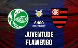 Nhận định Juventude vs Flamengo 6h00 ngày 27/6 (VĐQG Brazil 2024)