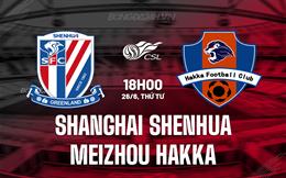 Nhận định Shanghai Shenhua vs Meizhou Hakka 18h00 ngày 26/6 (VĐQG Trung Quốc 2024)