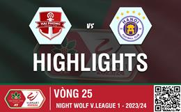 Video tổng hợp: Hải Phòng - Hà Nội (Vòng 25 V-League 2023/24)