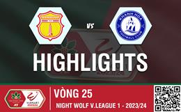 Highlights Nam Định - Khánh Hòa | Vô địch sau 39 năm | Vòng 25 V-League 2023/24