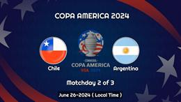 Đại bàng Romeo dự đoán tỷ số trận Chile vs Argentina 